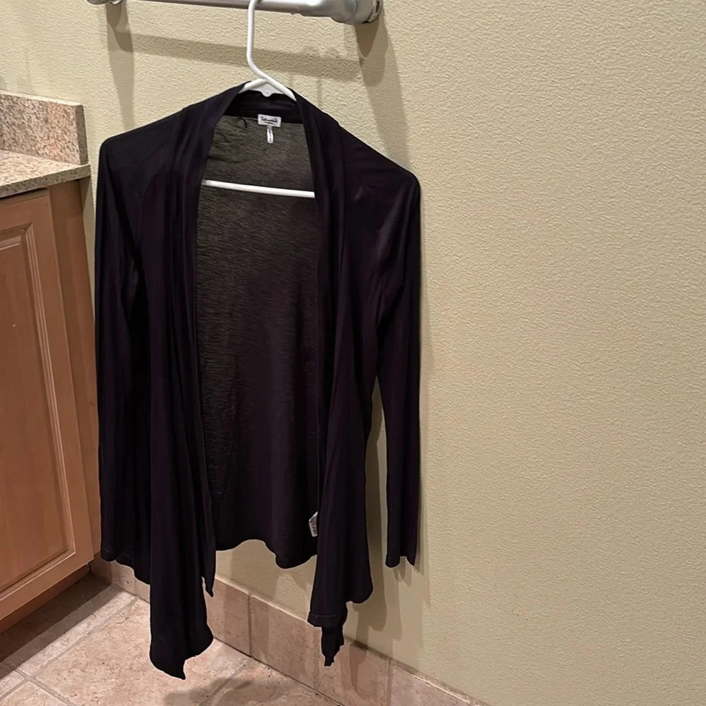 Splendid woman's black sweater wrap in size XS